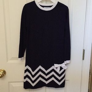 NWT Florence Eiseman Navyblue Sweater dress size 7
